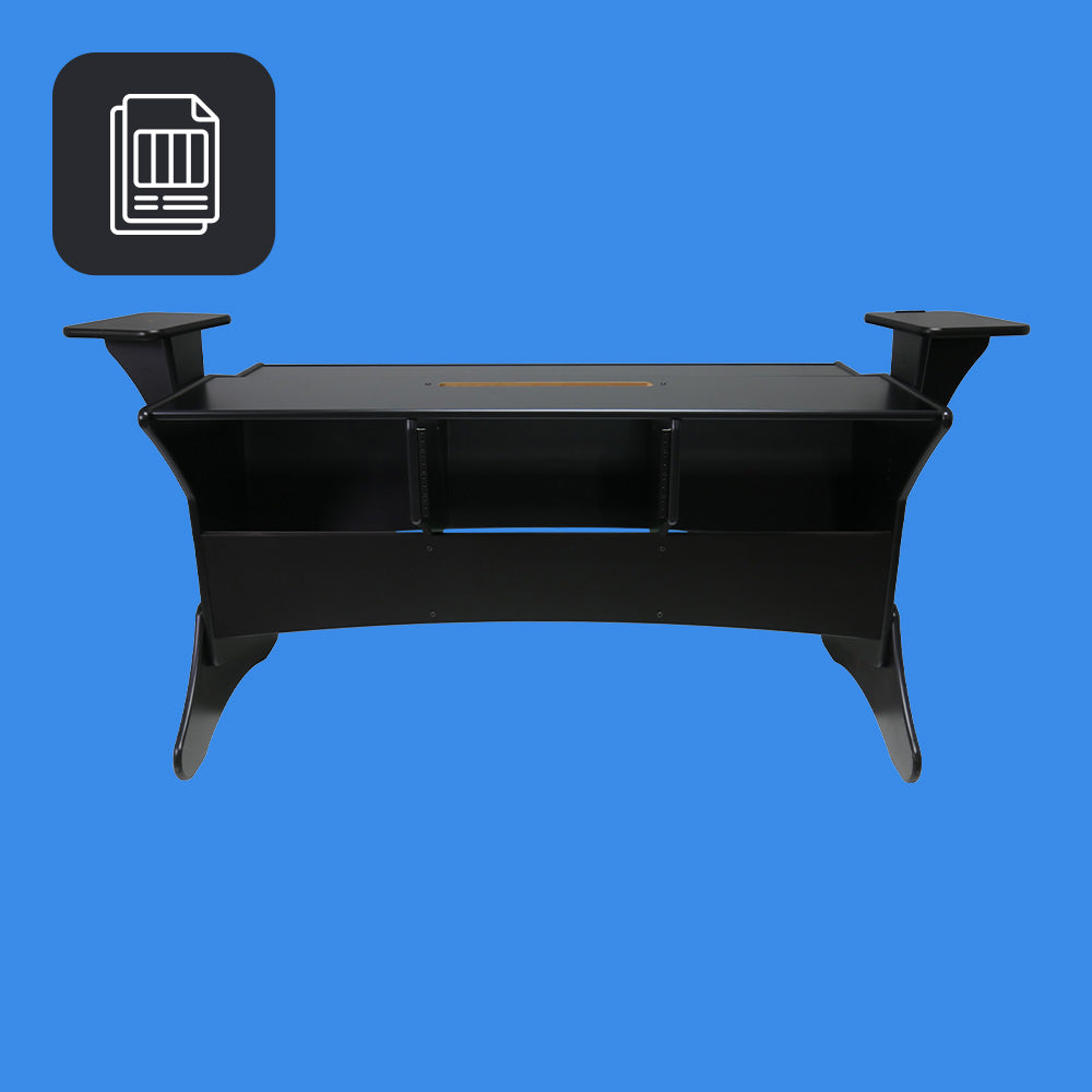 ラピスパイワン②デスク ProRak SL416 Studio Workstation for Raven MTi2 – RAB Audio